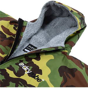 2023 Dryrobe Advance Cambio De Manga Larga Robe DR100L - Camo / Grey